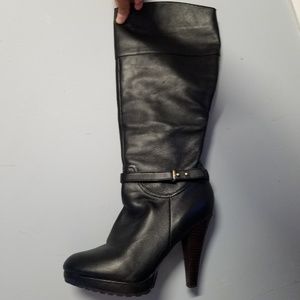 Colin Stuart black leather boots 8,5 size